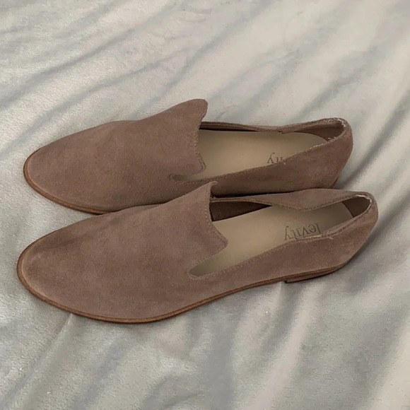 Levity Carla taupe leather suede flats size 7 - Picture 3 of 8